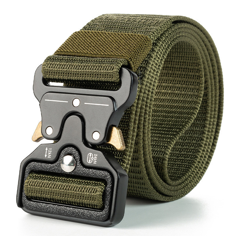 source factory tactical belt alloy pair release buckle belt fashion all-match trendy outdoor canvas men's and women's waist seal Application Scenario