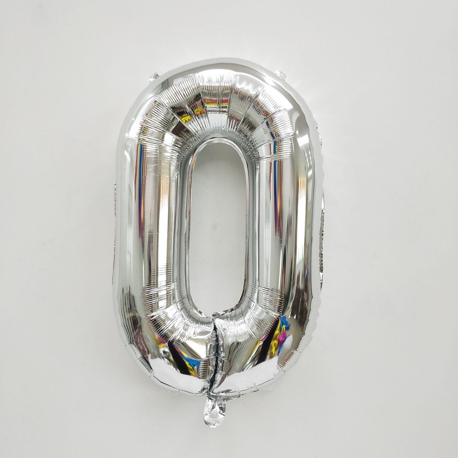 32-inch silver aluminum film number balloon letter silver birthday party arrangement party wedding and wedding room decoration balloon full figure