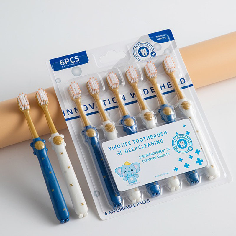 [same style as sam supermarket] soft hair adult toothbrush good-looking wide head dense silk soft hair unisex gum care details Picture