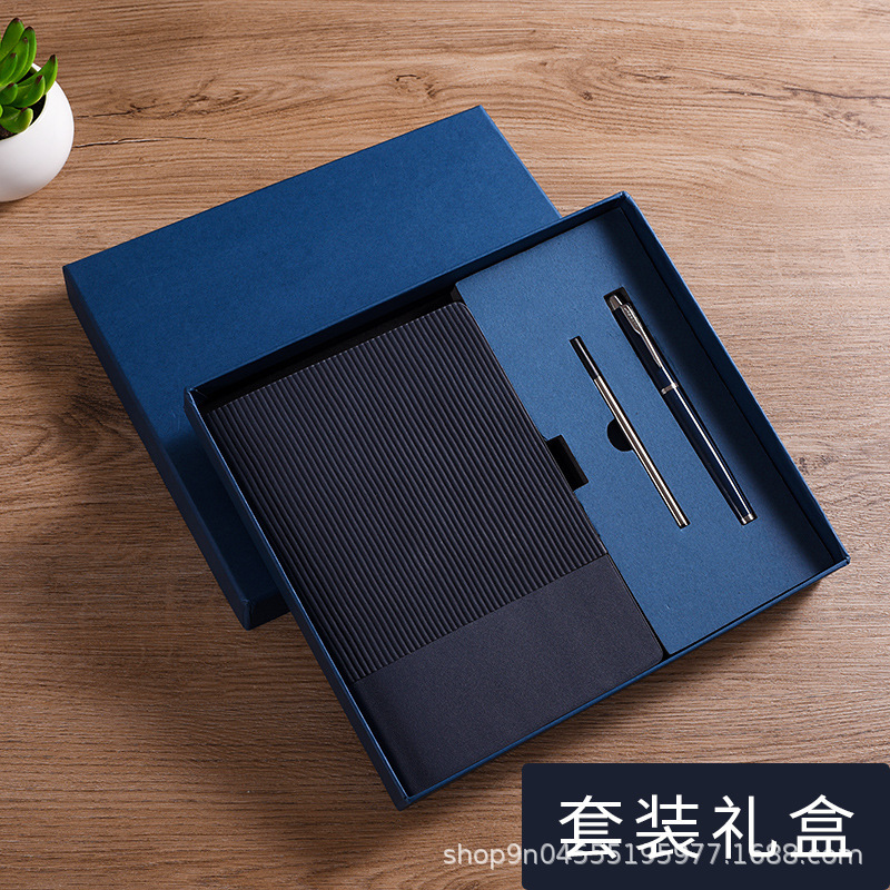 wholesale a5 notebook gift set good-looking business office notepad gift box can be used as logo Application Scenario