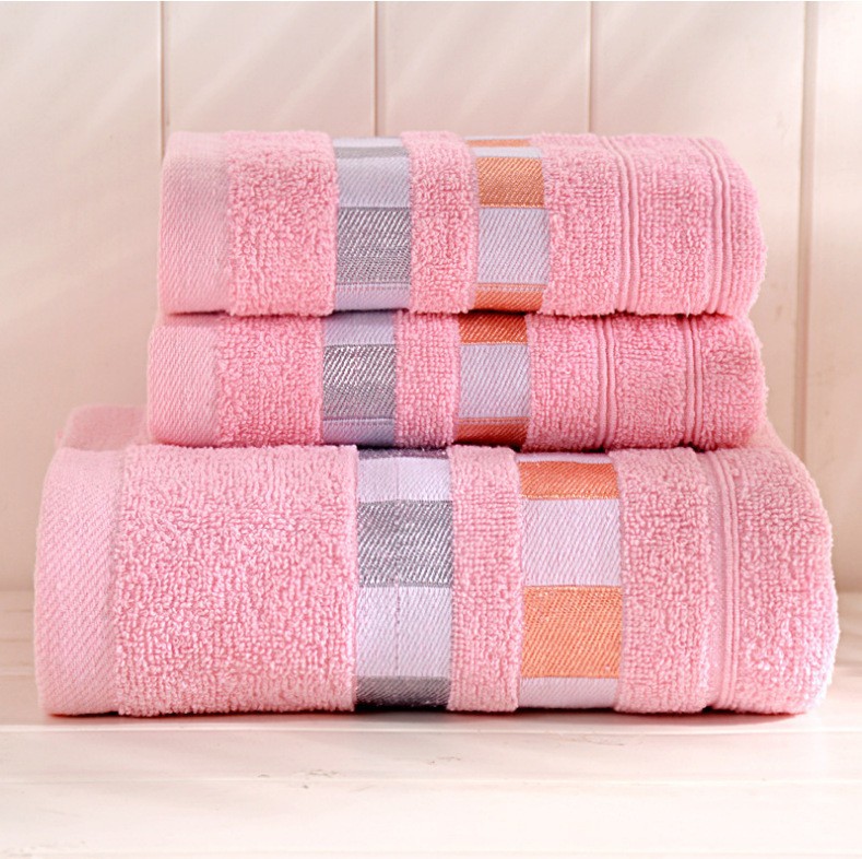 factory direct supply cotton large bath towel plain simple soft wrapping towel beach towel home bathroom big towel cross-border goods details Picture