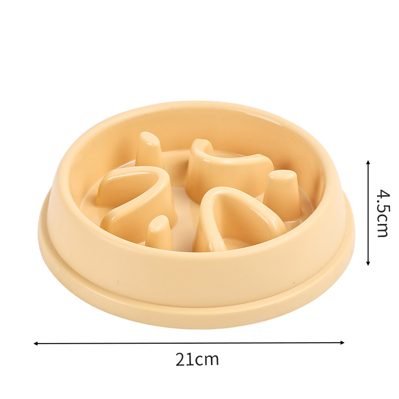 dog slow food bowl anti-choke pet tableware bottom non-slip anti-tumble dog bowl hot selling pet slow food bowl full figure