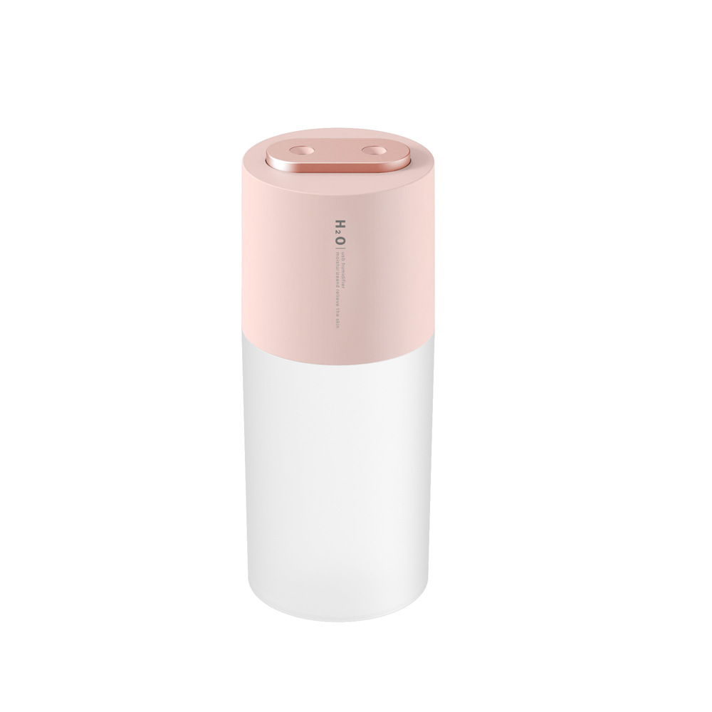 new cross-border creative double spray humidifier household desk usb charging warm light car humidifier Application Scenario