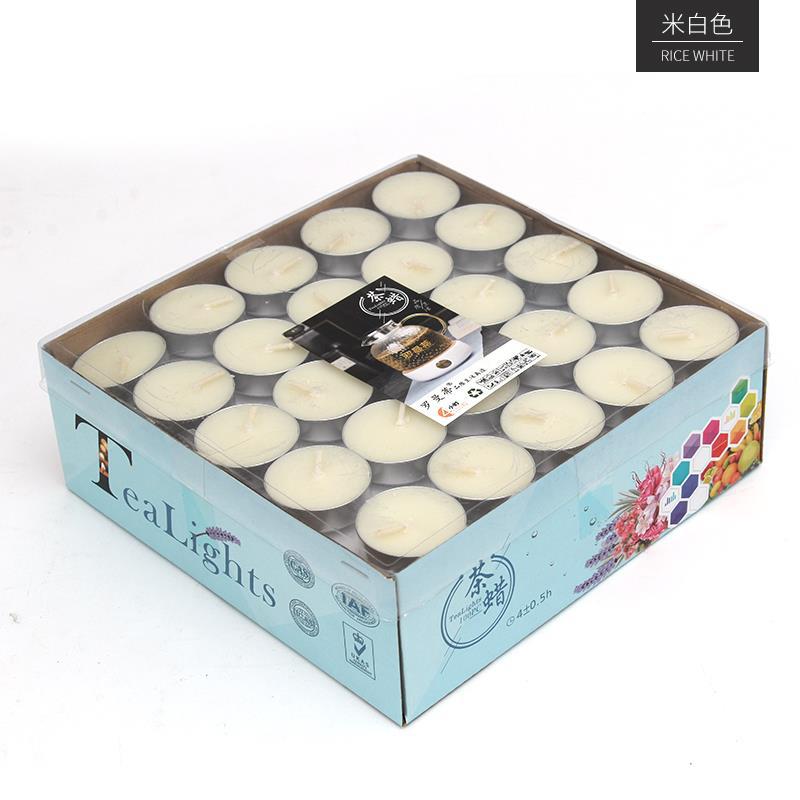 smoke-free candle light plant natural confession color small candle 2-4 hours boiled tea warm tea fragrance lamp tealight Application Scenario
