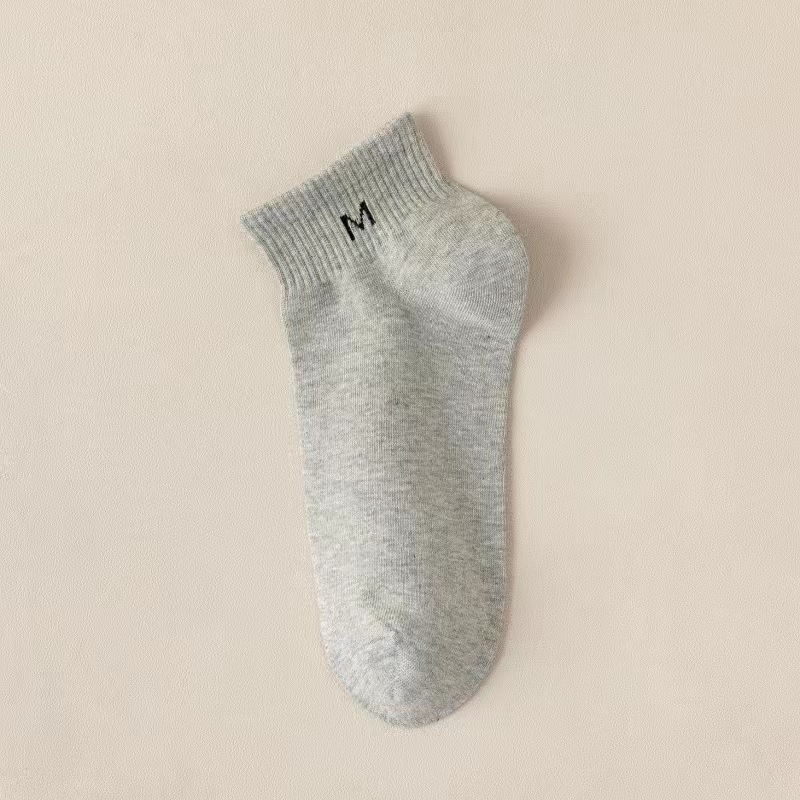 socks men's socks pure cotton stink prevent sweat absorbing men's socks autumn and winter boys black and white all cotton mid-calf length socks spot factory full figure