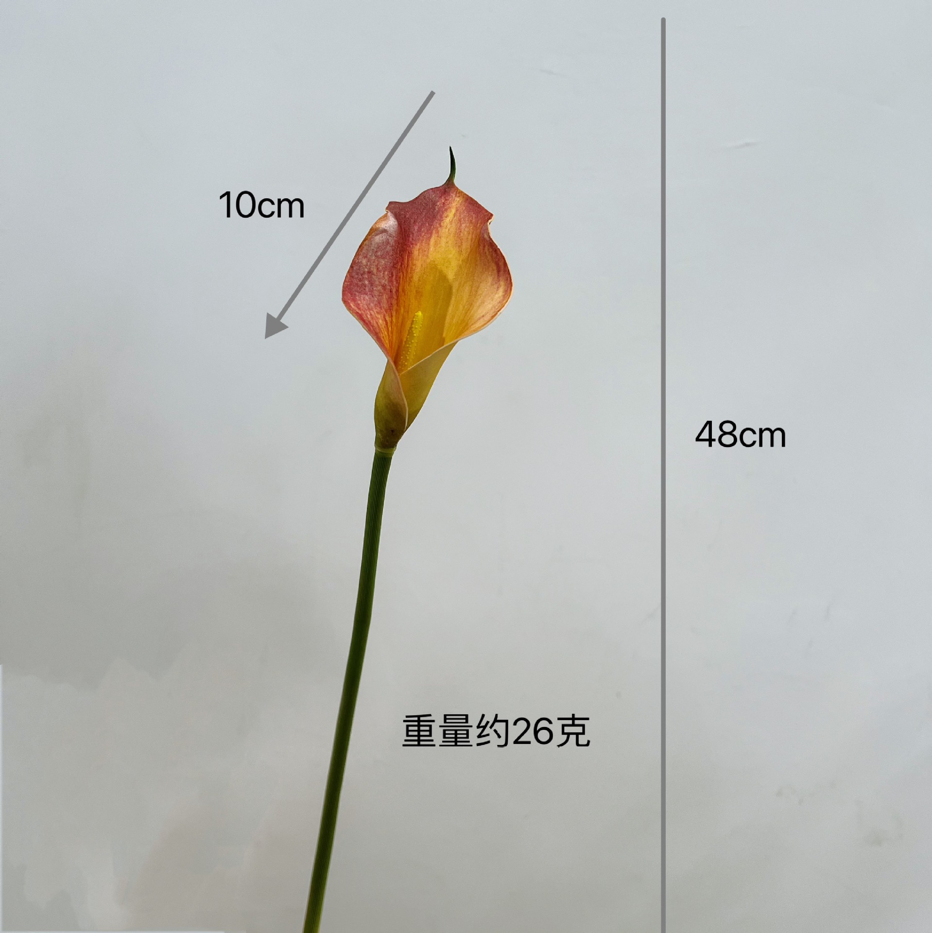 with eva common calla artificial flower alocasia hand feeling fake flower single stem wedding home furnishing flower arrangement materials props Item Picture