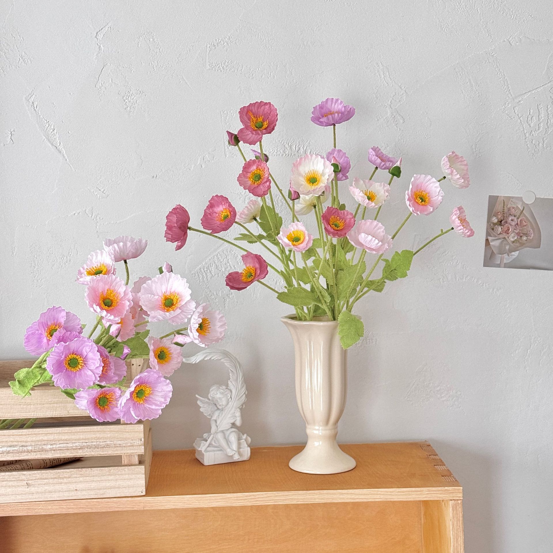 yumeiren artificial flower advanced sense realistic wedding scene layout domestic ornaments artificial flowers silk flower fake flower details Picture