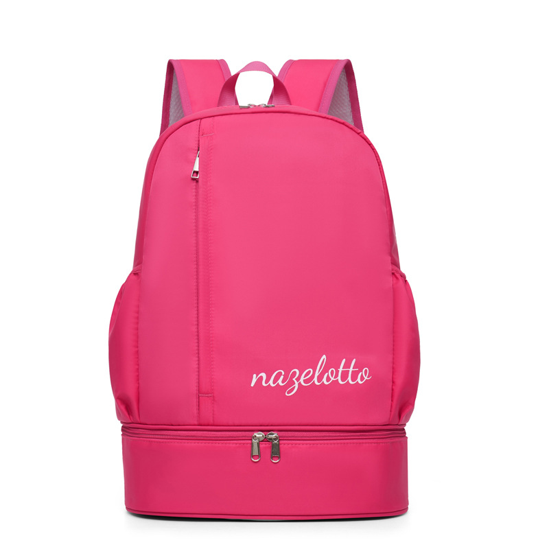 swimming sports backpack dry wet separation backpack strap shoes warehouse oxford cloth leisure large capacity waterproof travel backpack details Picture