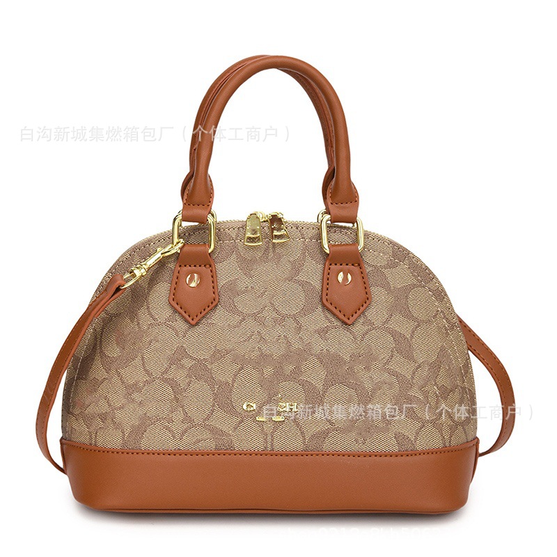 2025 new european american fashion floral print handbag commuter large capacity shell bag shoulder women's corssbody bag bags Application Scenario