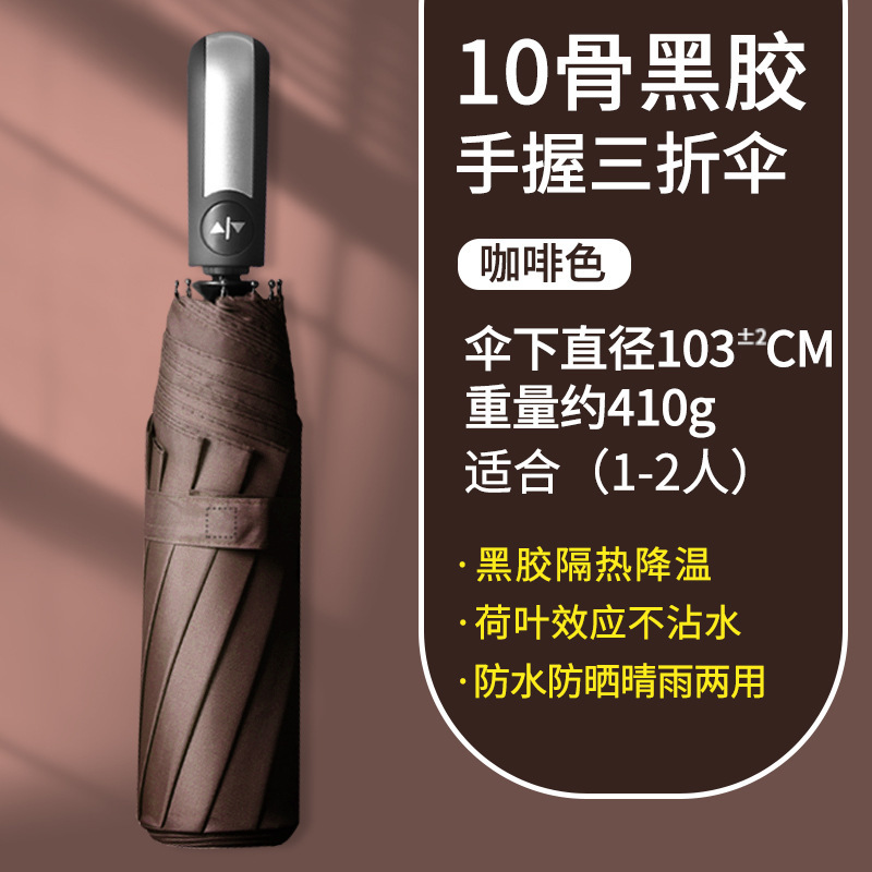 large wholesale folding rain and rain dual-use vinyl sunshade plus-sized automatic umbrella custom advertising printed logo pattern full figure