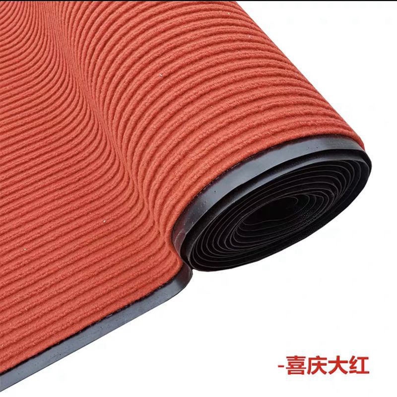 double striped carpet absorbent dust mat hotel shopping mall welcome office corridor full of commercial household carpet Application Scenario