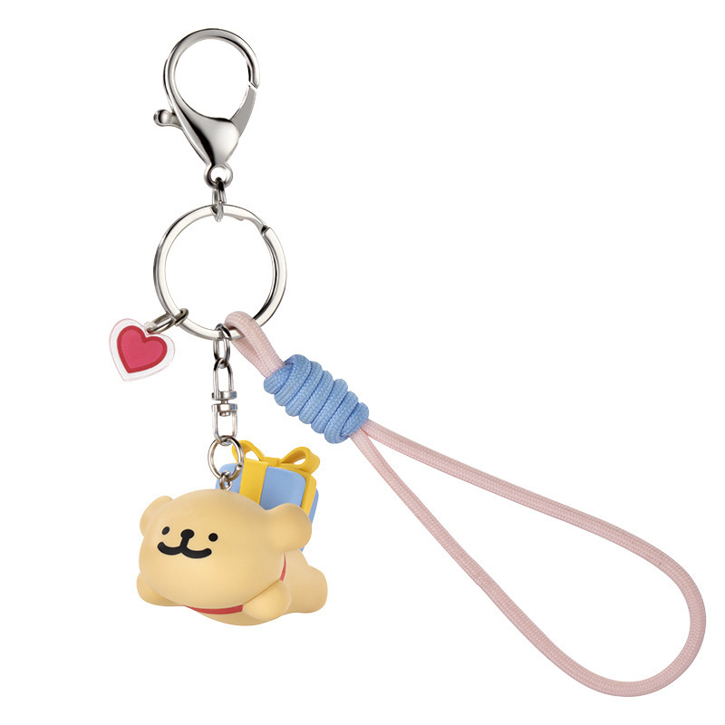 new line puppy creative keychain cute pendant couple doll key chain bag pair of ornaments joint name Application Scenario