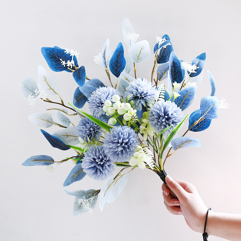 fake/artificial flower decoration desktop home decoration living room interior ornamental flower floral table flower simulation bouquet Specification drawing