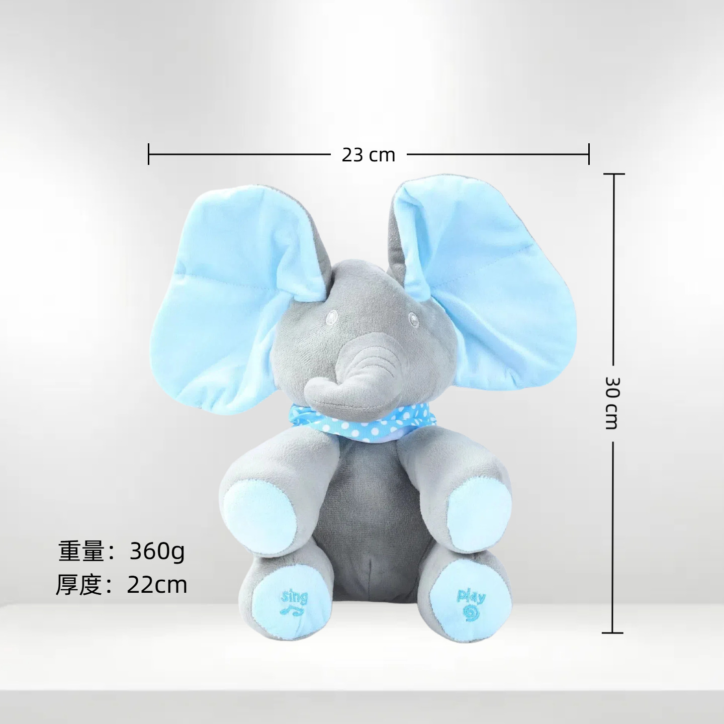 cross-border hot selling breathing bear plush toy music breathing light small otter koala doll capibara doll full figure