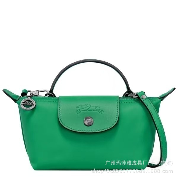 longchamps bag cowhide mini dumpling bag mini crossbody handbag makeup women's bag change portable women's bag daily full figure
