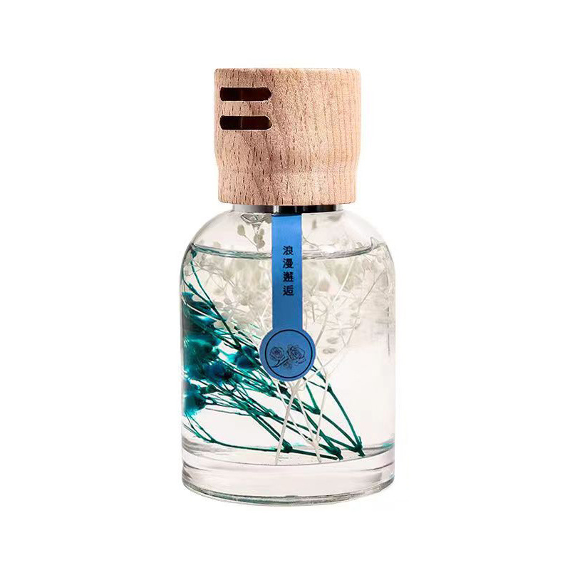 yongsheng floating flower car aromatherapy osmanthus car perfume wooden lid men and women car high-grade fragrance deodorant Application Scenario