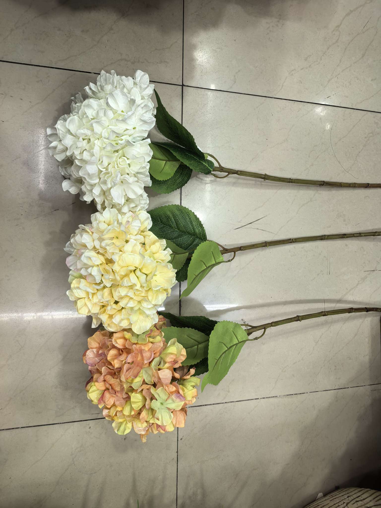 仿真烧边绣球花