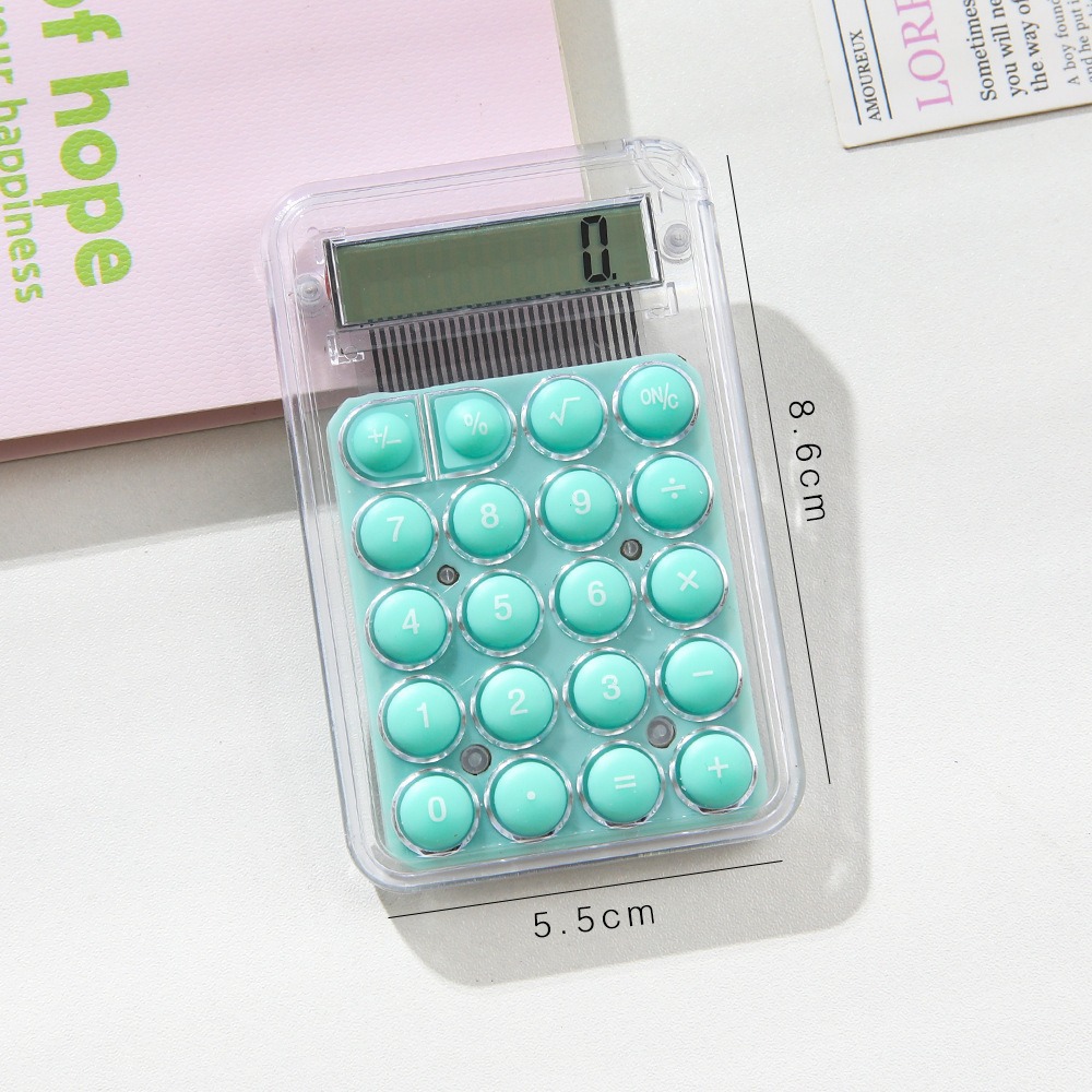 candy color mini calculator cute small portable good-looking student pocket computer special large wholesale full figure