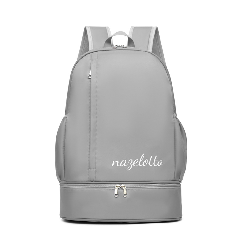 swimming sports backpack dry wet separation backpack strap shoes warehouse oxford cloth leisure large capacity waterproof travel backpack Item Picture