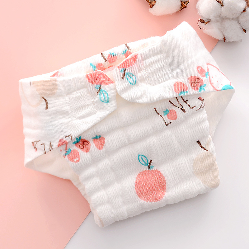 diaper gauze pure cotton washable baby diaper cloth neonatal diapers baby diaper pants diaper cloth mustard summer Application Scenario