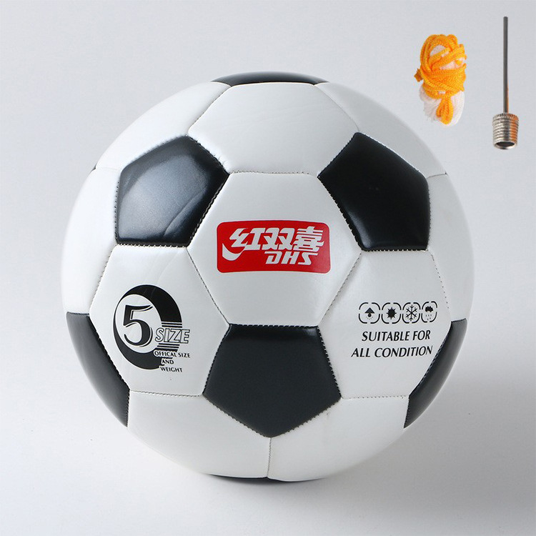 red double happiness football wear-resistant explosion-proof pvc 11 people 5 people no. 5 no. 4 no. 3 kindergarten primary school adult standard low elastic Specification drawing