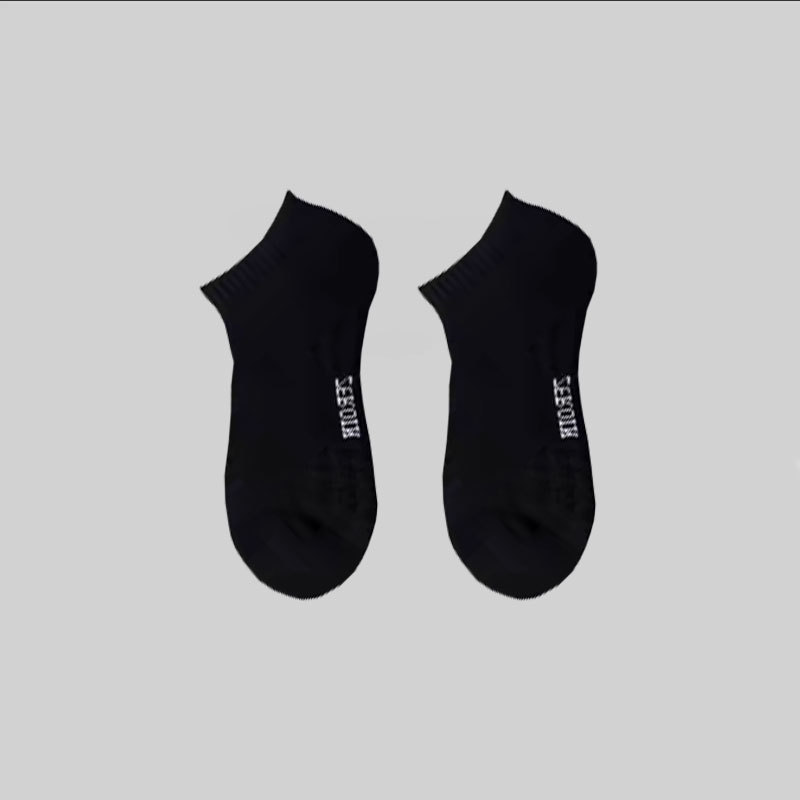 cotton socks men's sports socks for running mid-calf towel bottom thickened basketball socks socks stockings boys white details Picture