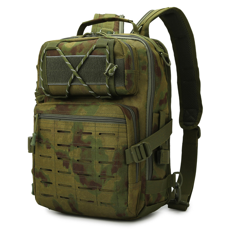 outdoor multi-functional lure bag new special training backpack crossbody shoulder bag tactical men's sports chest bag camouflage Item Picture