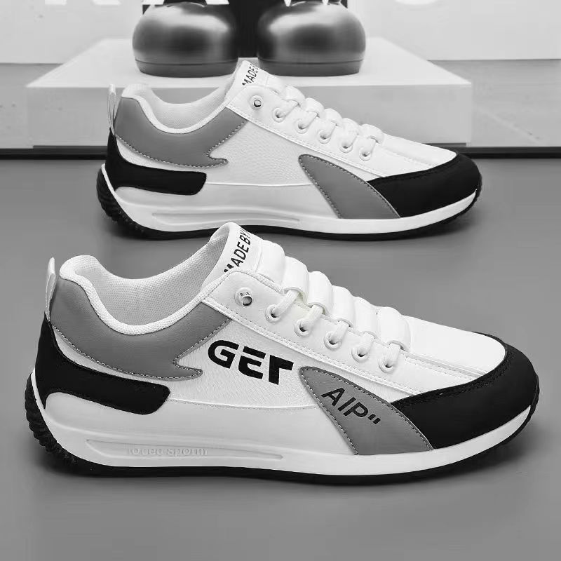 men's shoes 2025 spring new men's casual white shoes trendy cortez lightweight breathable running shoes men's wholesale full figure