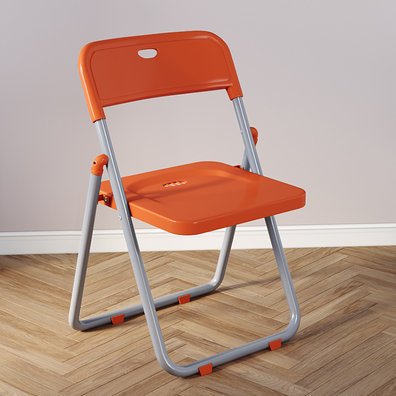 plastic chair folding home comfortable bedroom stool dormitory armchair office chair outdoor exhibition folding chair full figure