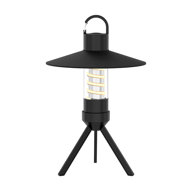 new folding outdoor camping lantern usb charging camping lamp tent hanging lighting ambience light portable storage details Picture