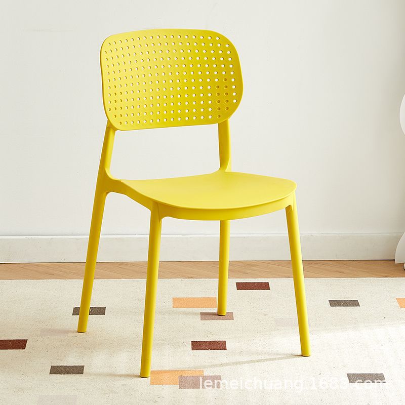 plastic chair nordic restaurant thickened armchair household dining table chair commercial dining chair modern minimalist stool Item Picture