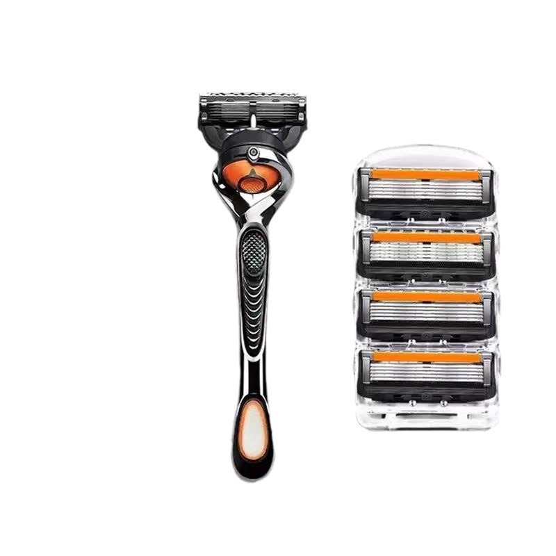 geely wind speed 5 blade wind hidden shaver manual men's wind stable to smooth cutter head german craft 5 blade cutter head Item Picture