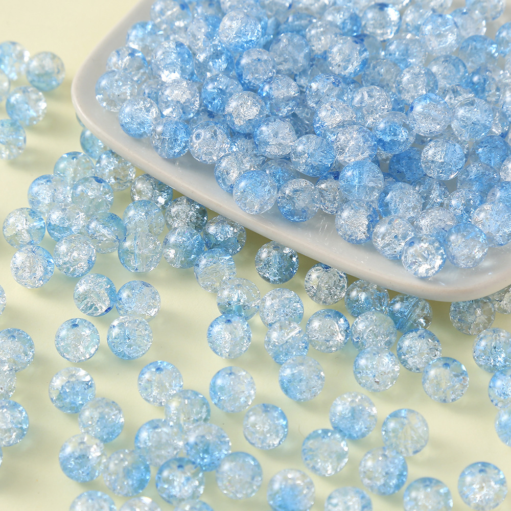 10mm jade broken glass beads diy accessories scattered beads handmade beaded paint ornament material antique bracelet necklace Specification drawing