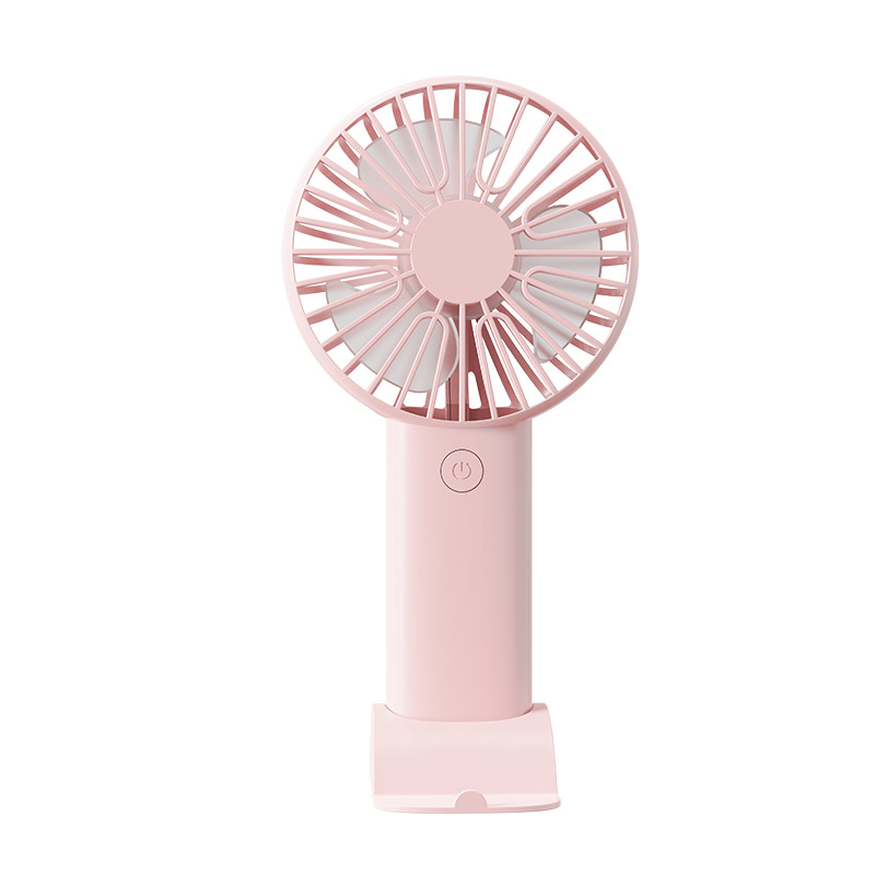 portable outdoor mini handheld fan desktop phone holder usb charging pocket fan gift logo details Picture
