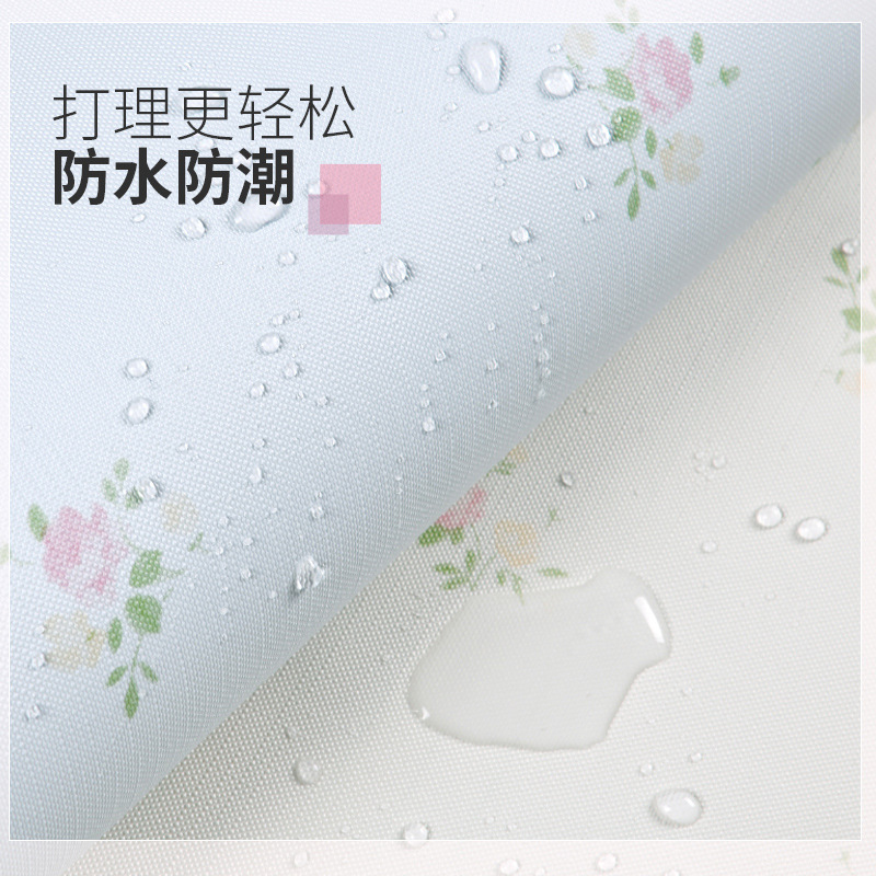 idyllic small floral self-adhesive wallpaper bedroom cozy pink girl household refurbishing sticker student dormitory waterproof wallpaper Specification drawing