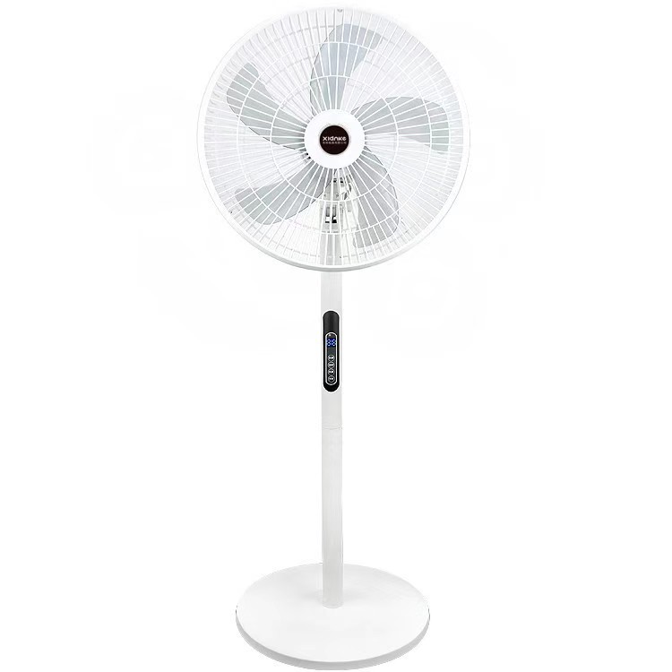 solar fan rechargeable fan large endurance strong wind 16-inch desk fan floor fan export solar fan Item Picture