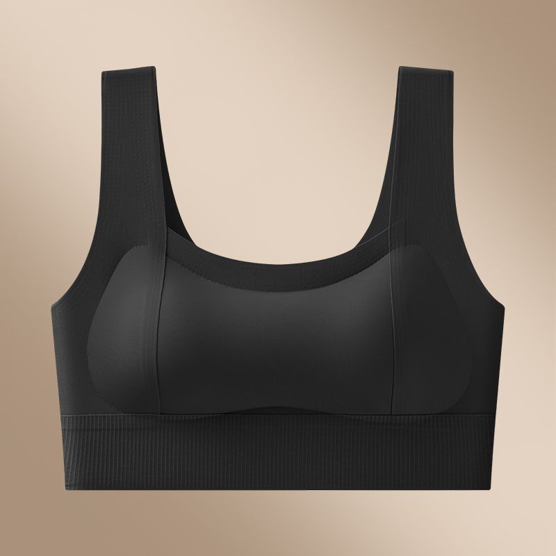 small breast size exaggerating bra seamless underwear women's push up wireless beauty back exercise vest fixed thickened chest pad lifting bra Specification drawing