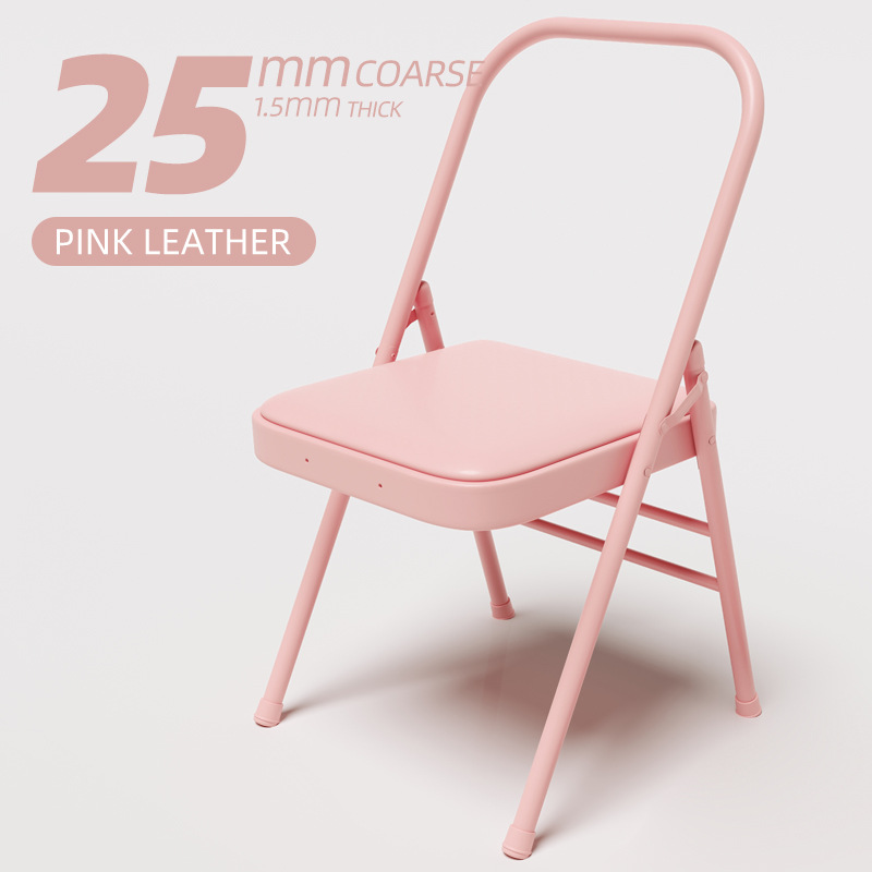 widened yoga chair iyengar professional auxiliary chair bold reinforced folding chair yoga sub-auxiliary stool yoga full figure