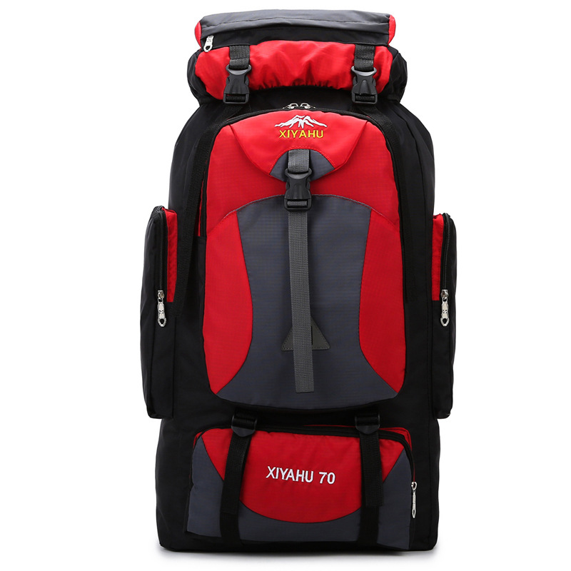 cross-border new arrival 70l outdoor mountaineering bag men's and women's sports backpack large capacity leisure hiking travel backpack Application Scenario