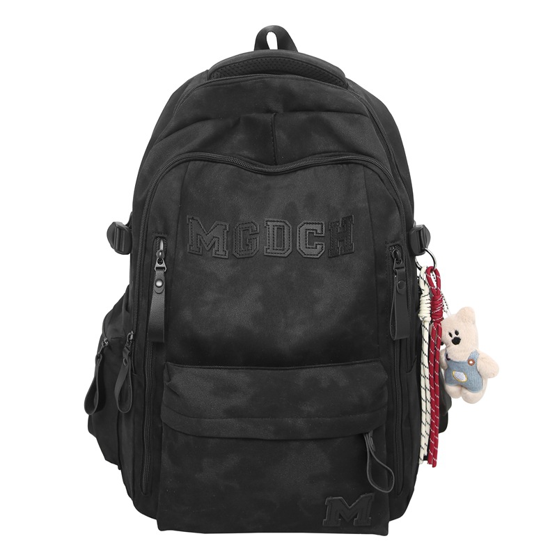 new schoolbag korean style ins tooling style trendy couple backpack large capacity junior high school student air cushion backpack Item Picture