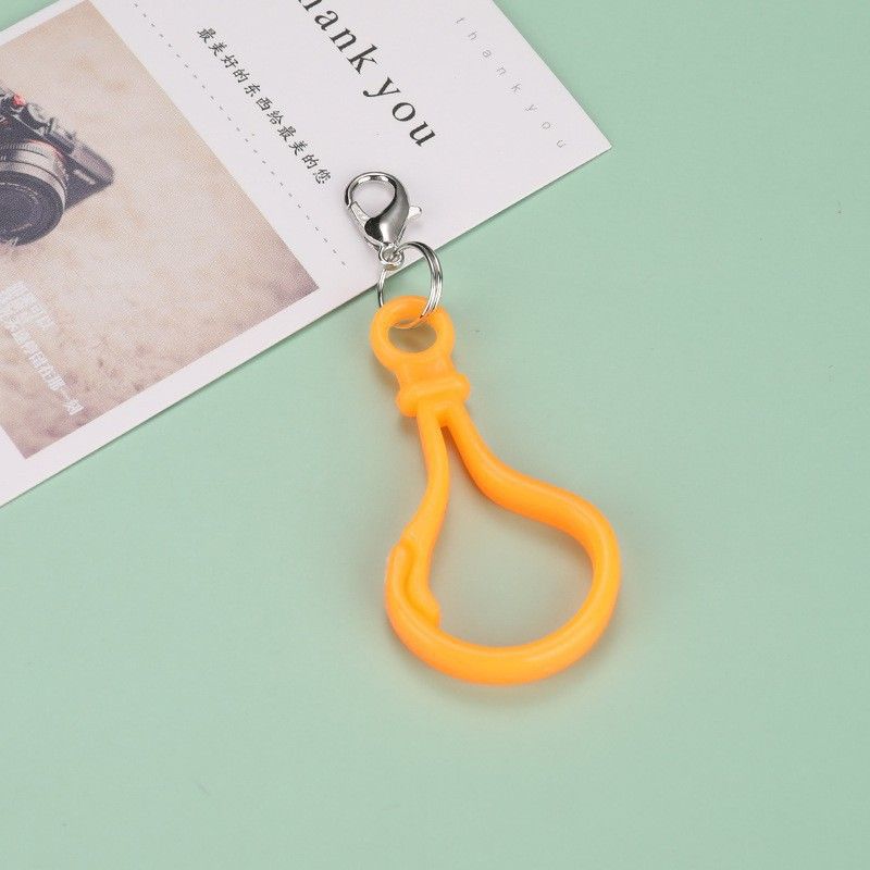 schoolbag hanging buckle doll keychain accessories diy parts plastic lobster clasp suspender buckles diy keychain material package details Picture
