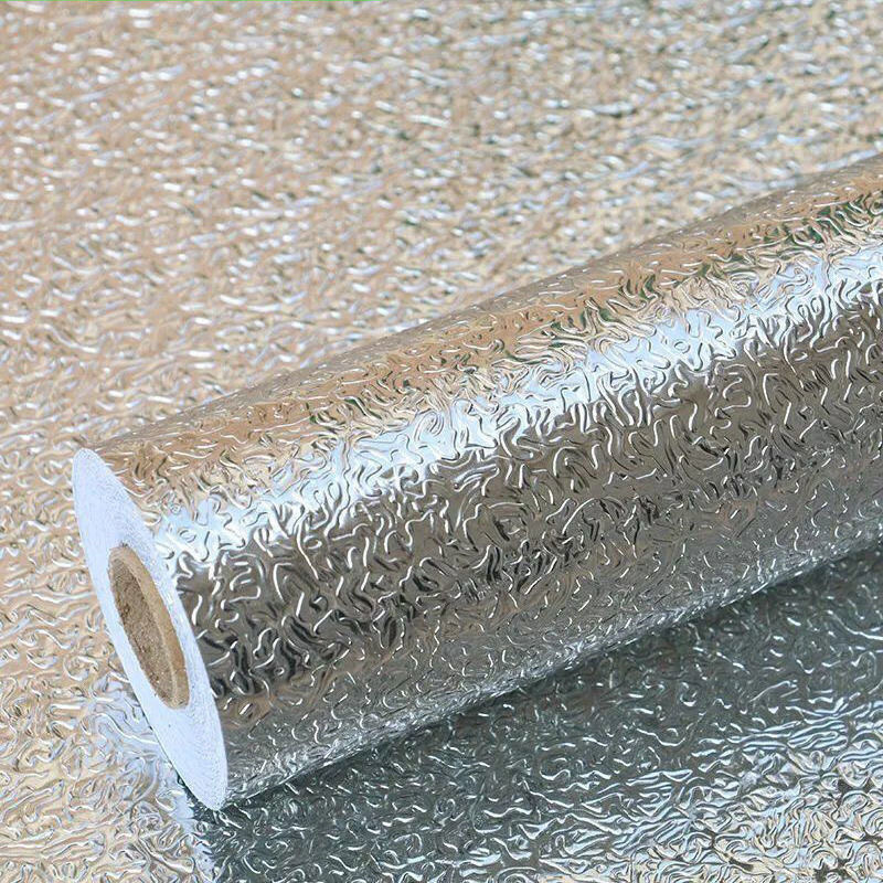 kitchen greaseproof stickers fireproof high temperature resistant cabinet waterproof moisture-proof self-adhesive wallpaper tin foil aluminized paper ugly hiding artifact Application Scenario