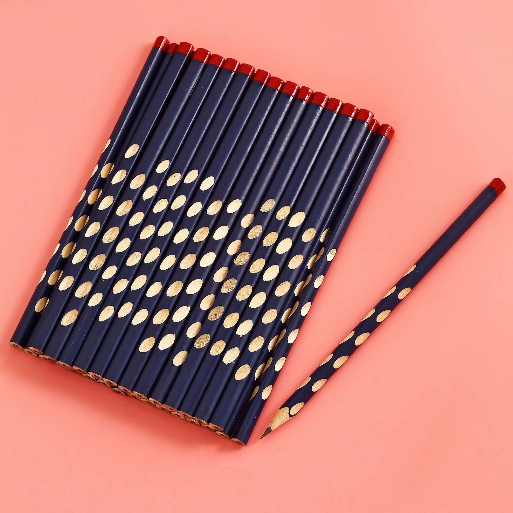 posture correction groove pencil supplies 2b wholesale triangle pole correct grip position pencil children hb grade one pupils' stationery Specification drawing