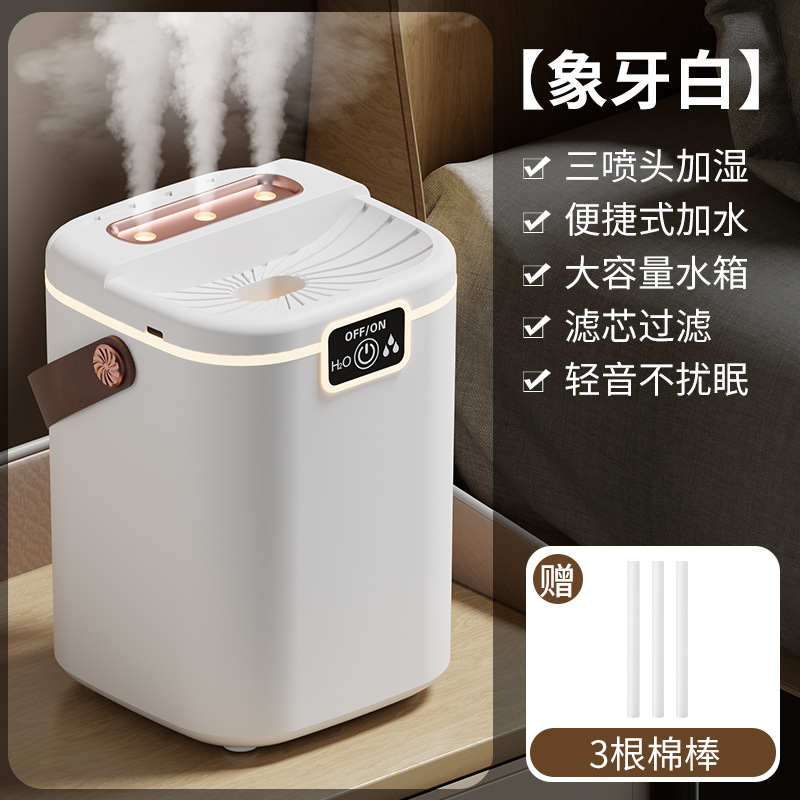 source manufacturer bedroom 3-hole large spray usb humidifier office desk surface panel air conditioning room hydrating air purifier details Picture