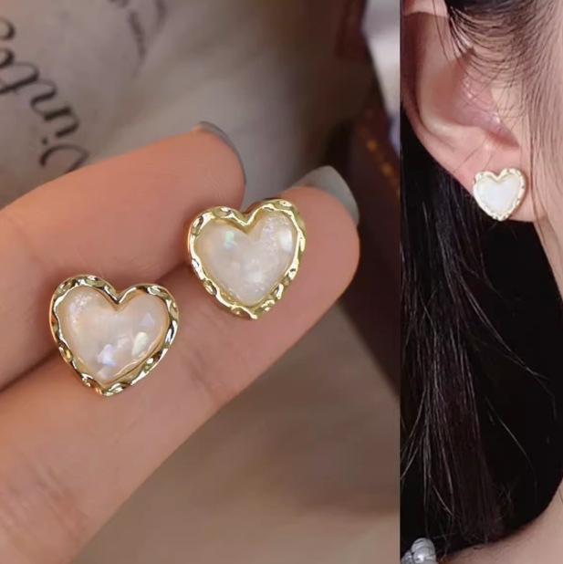 mosquito coil ear clip non-pierced high-grade niche vintage earrings women's elegant pearl ear clip light luxury korean earrings Specification drawing