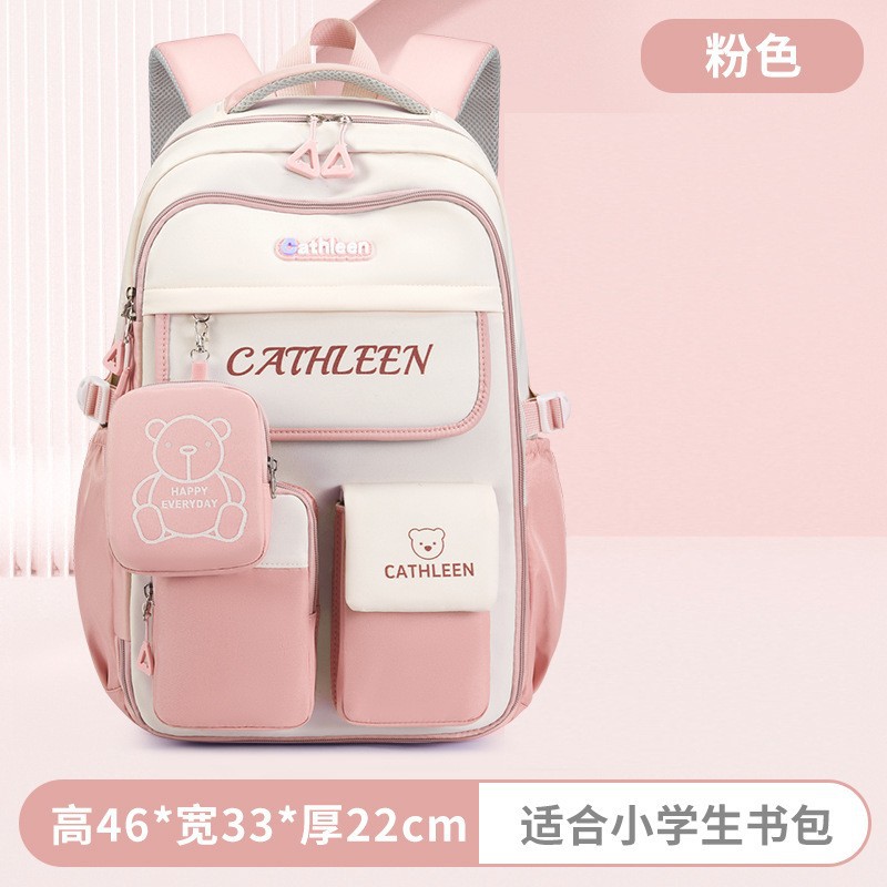 cross-border casual elementary school schoolbag spine protection burden reduction large capacity children's school backpack girls junior school backpack Application Scenario