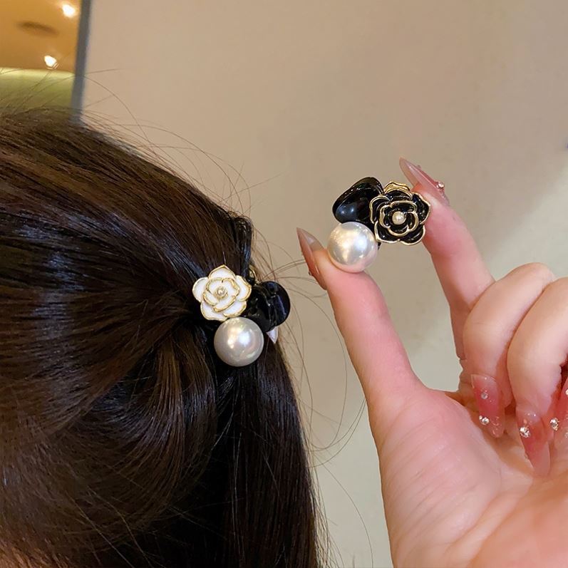 bright amber pearl small jaw clip hair accessories hairpin small high-grade hair clip for broken hair clip bang clip cute hair accessories Specification drawing