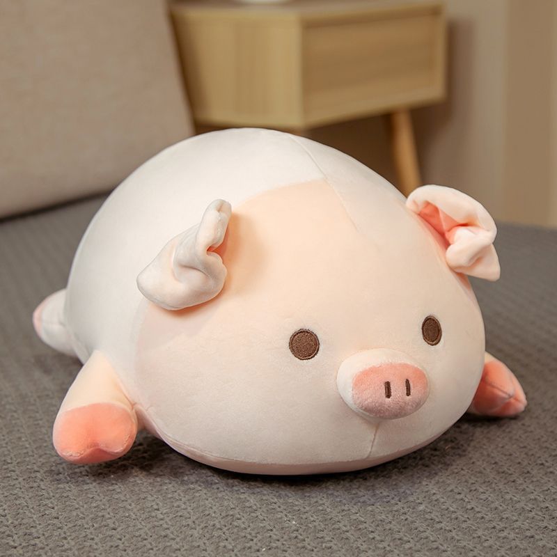 popular pig-shaped throw pillow cute animal doll plush toys pillow sleeping doll plush doll factory wholesale full figure