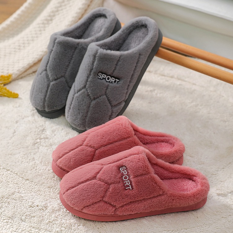 factory wholesale cotton slippers female winter household indoor warm non-slip thick bottom couple woolen slipper male autumn winter Application Scenario