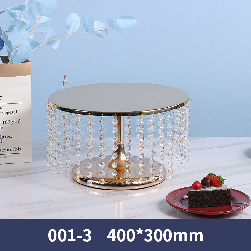 metal iron art cake stand wedding decoration props european dessert party cake tray decoration graphic customization details Picture